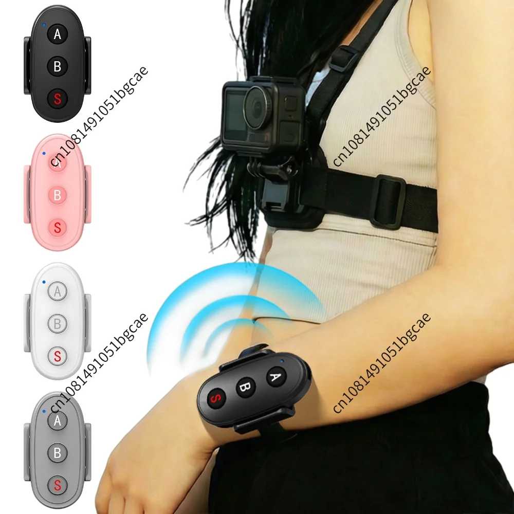 Bluetooth-compatible 5.3 Wireless Remote Controller for GoPro Hero 9-13 for Insta360 X3/X4/X5 Camera Remote Shutter view 3