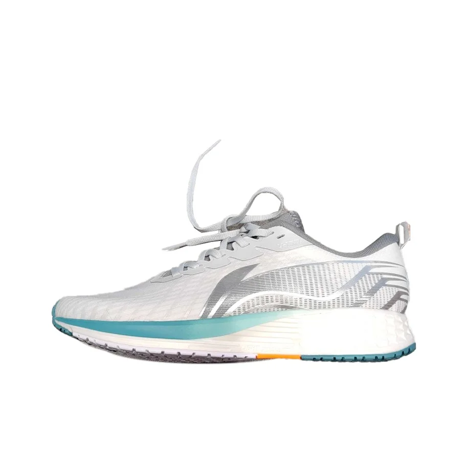 Li Ning Red Hare 4 Super Light Low top Running Shoes Men's Silver White ARMS021-2