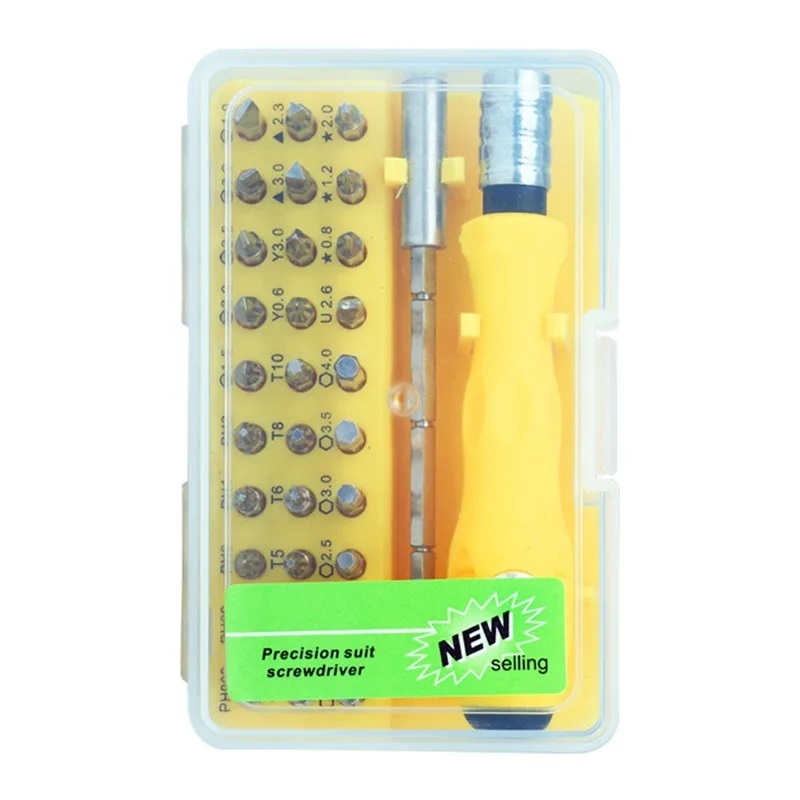 Tool Repair 32 in 1 Screwdriver Set Precision Mini Magnetic Screwdriver Bits Kit Phone Mobile IPad Camera Maintenance