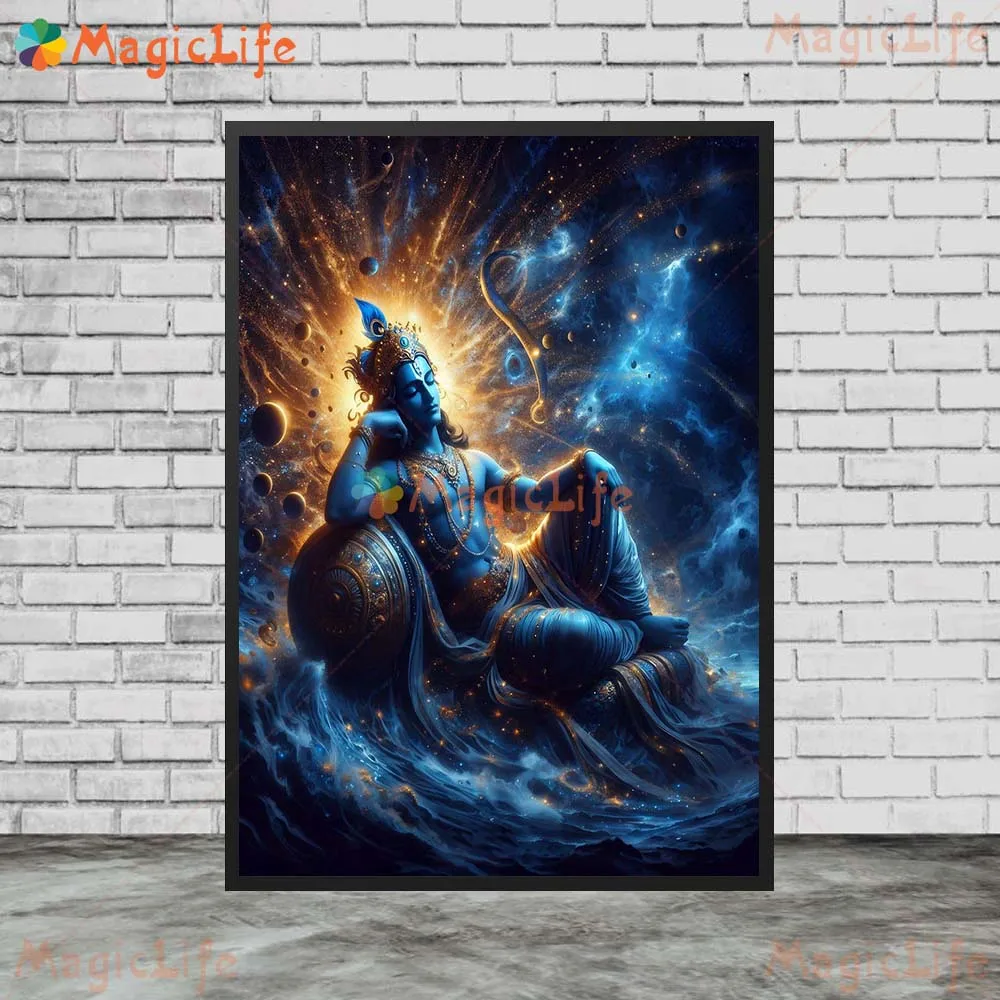 Religion Shiva Buddha Statue Hinduism Prints Wall Pictures For Church Room Decor Poster Wall Art Canvas Painting Unframed