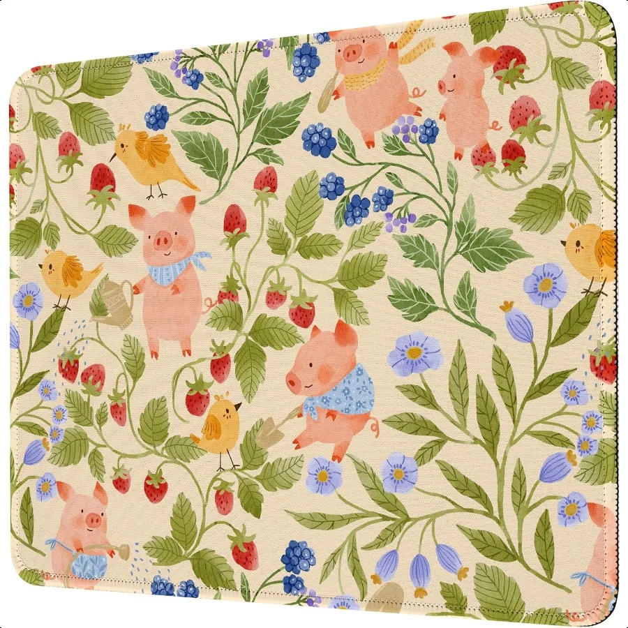 

Premium Mouse Pad with Stitched Edges 10.2 x 8.3 in Smooth Washable Mat with NonSlip Base Personalized Cute MousePads for Lapto