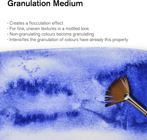 Imagen 2 del producto Winsor & Newton Acuarela Mediana Botella de 75 ml (2,5 oz) Granulación Mediana / Líquido de enmascaramiento artístico / Mezcla / Goma árabe / Gall de buey