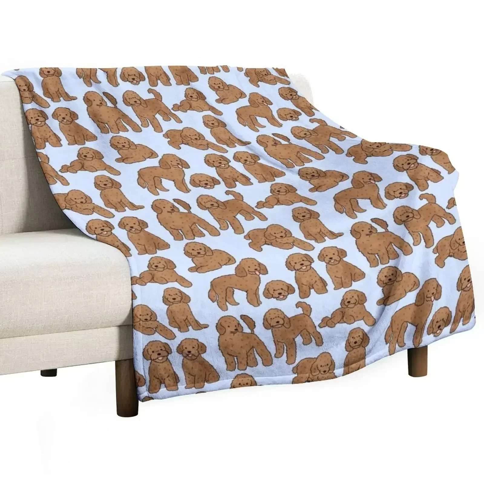 

Toy poodle dog pattern Throw Blanket Sofa Throw Heavy Blankets