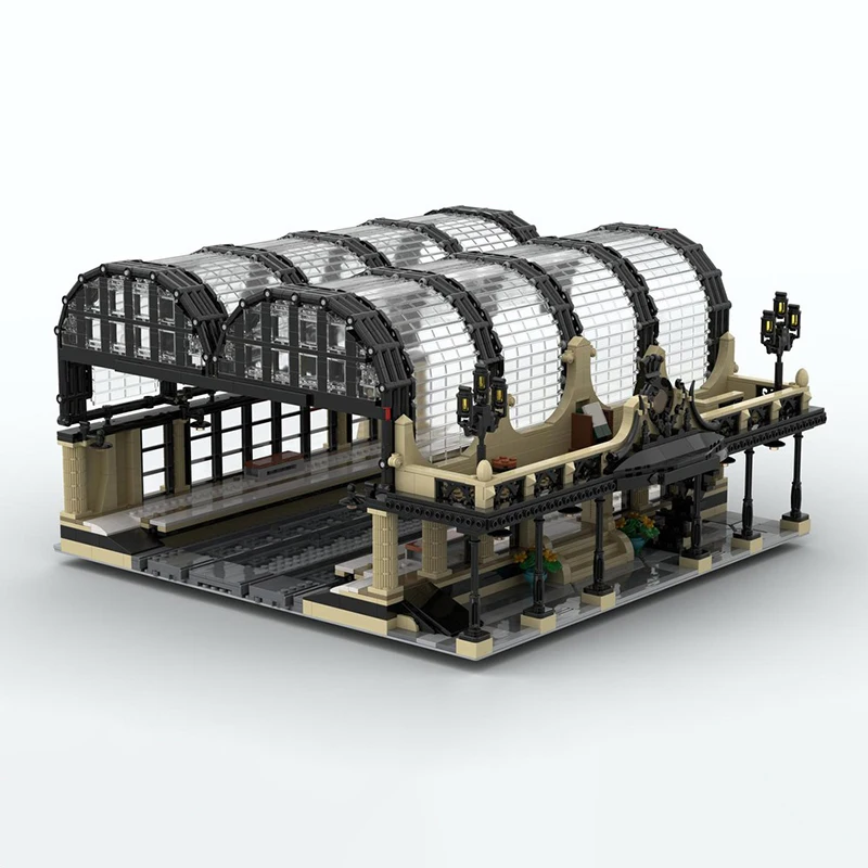 2572pcs MOC BrickLink Designer Program Grand Studgate Station Model Building Blocks Toy Architecture Christmas Gift Assemble DIY