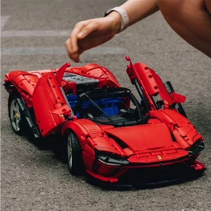 In Stock NEW SP3 42143 Supercar Technical Daytona Model Building Block Sport Car Toys for Boys Girls Kid Birthday Gift