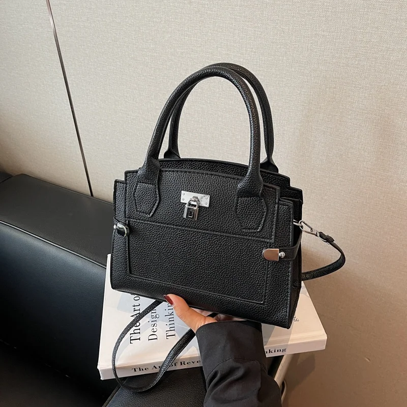 

Fashionable PU Leather Crossbody Bag - Women's Handbag With Shoulder Strap Classic Design By Designer Brand