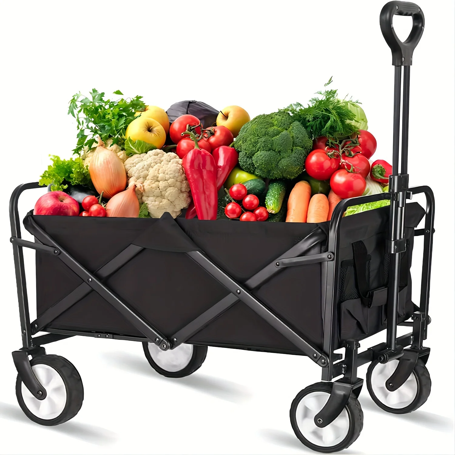 NEW Outdoor van trolley heavy duty foldable, foldable van with minimal folding design, portable multi-purpose grocery cart