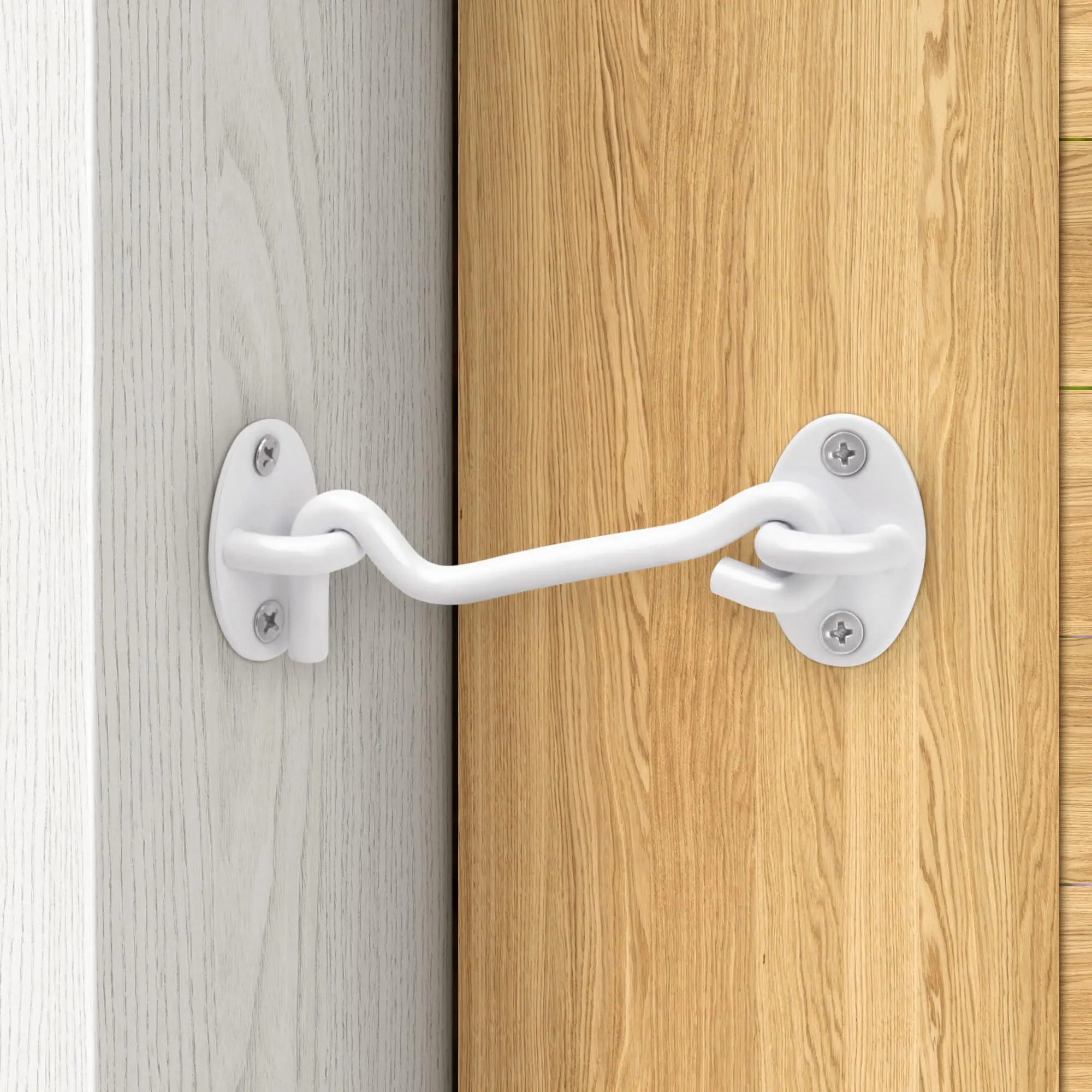 Cerradura de Gancho y Ojo para Privacidad, Resistente, para Puerta Corredera, Ventana, Cobertizo, Valla, Puerta, Armario, Closet