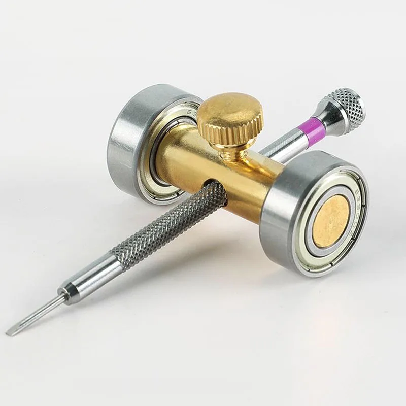 Watch Repair Tool Screwdriver Grinding Set Double Bearing Design Efficient Grinding Screw Grinding Fixture