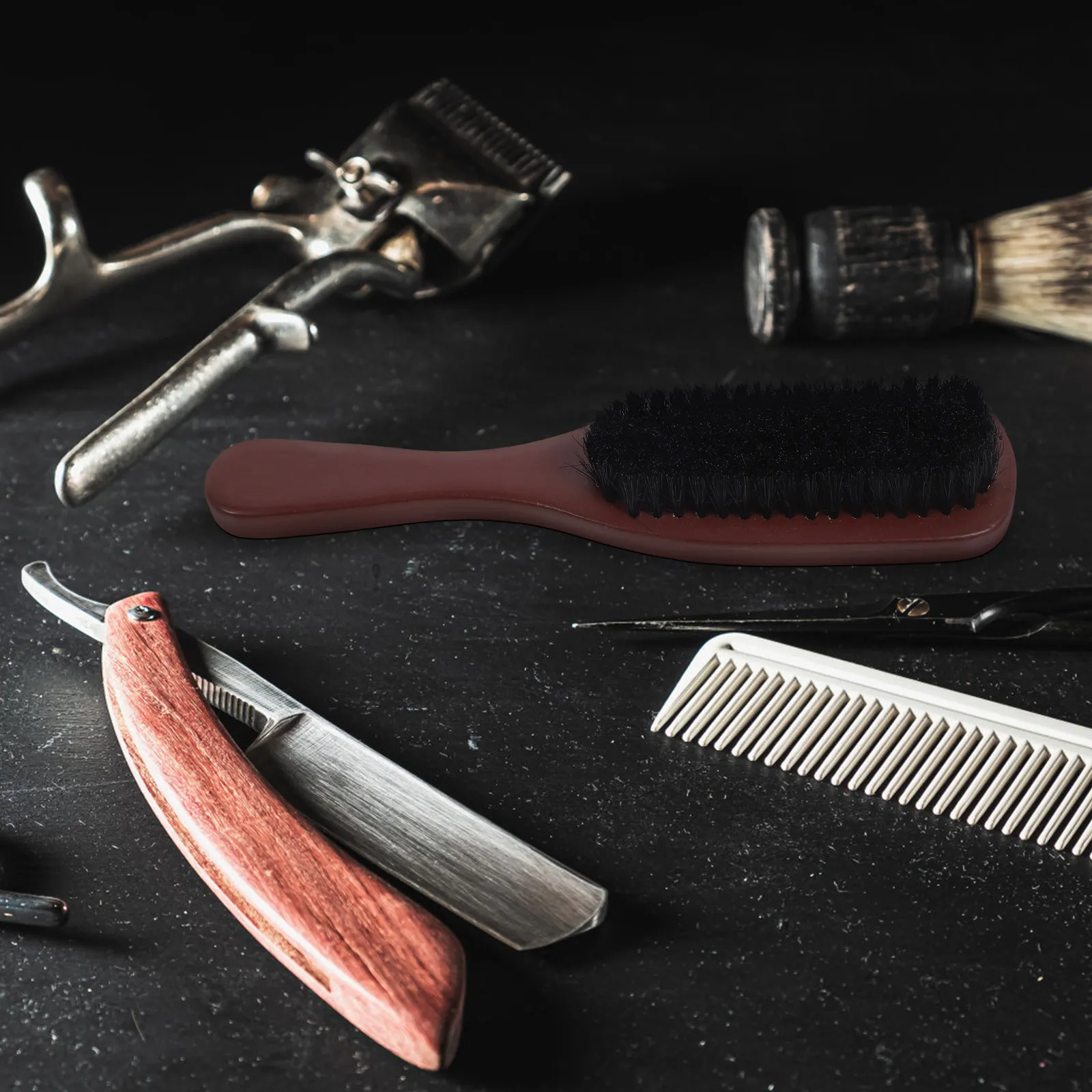 

Расческа для распутывания волос с изогнутыми зубьями, бережная для кожи головы, для мужчин и женщин, расческа для бороды, незаменимая в путешествиях