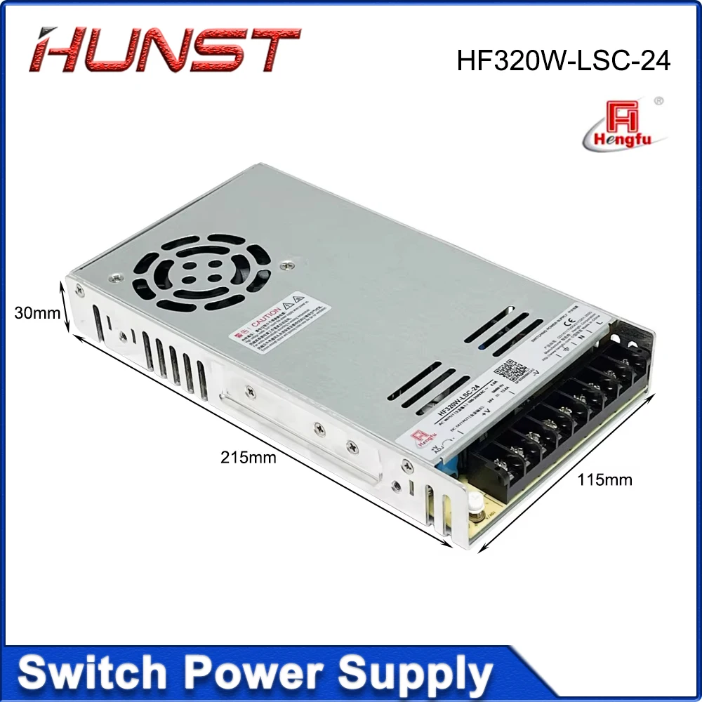 HUNST HF320W-LSC-24V AC100-240 Fuente de alimentación conmutada adecuada para máquina de marcado láser CO2, máquina de grabado