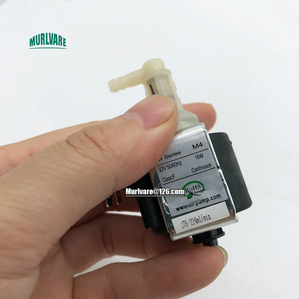 176-224ml/min M Series M4 22V 16W Micro Solenoid Pump Water Pump For Hanging Ironing Machine Steam Mop Cleaning Machine