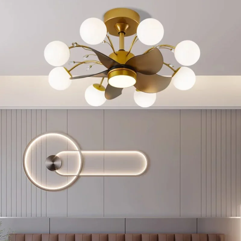 Modern Ceiling Fan Lights Home Decoration LED Chandelier Living Room Kitchen Lighting Chandelier Room Lights Ceiling Lights - Image 2