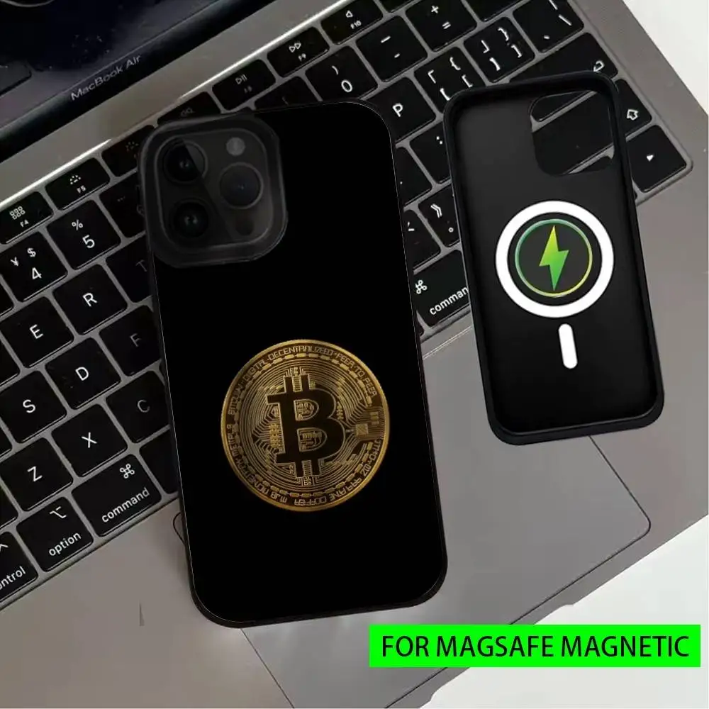 حافظة هاتف B-Bitcoin D-Digital C-Currency لهاتف iPhone17,16,15,14,13,12,11 Plus، Pro Max Magnetic للشحن اللاسلكي Magsafe #5