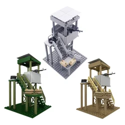 World War Army Military Soldiers SWAT Police Observation Tower Model Building Blocks Bricks Toys For Kids Gift