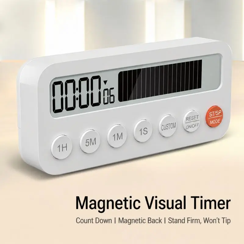 Smart Visual Countdown Timer Time Management Alarm Clock Cooking Fitness Timing Reminder Magnetic Timer Counter For Study