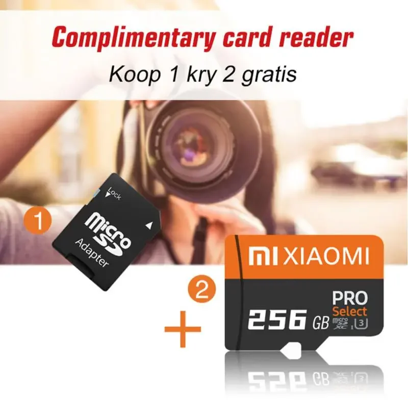 Original Xiaomi Micro Card 2TB 1TB 512GB High Speed Memory Card 256GB 128GB Class TF Card for Drone Equipment Audio PC