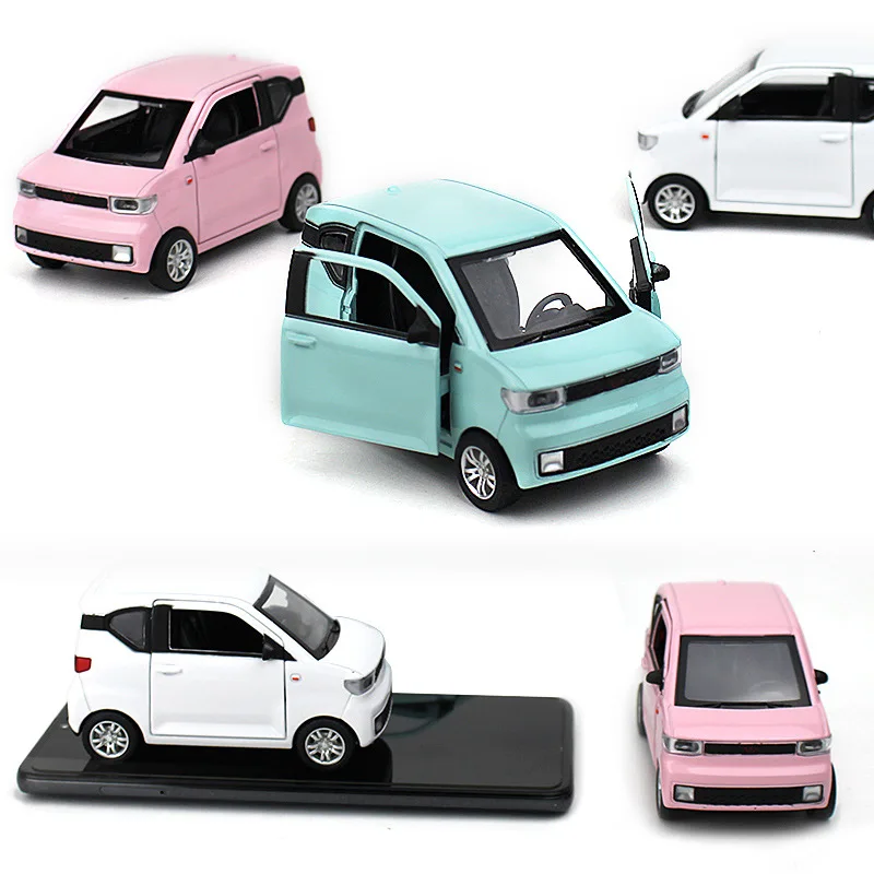 

1:32 Wuling Alloy New Energy Model Car Diecast Metal Electric Vehicles Car Model Childrens Toy Gift