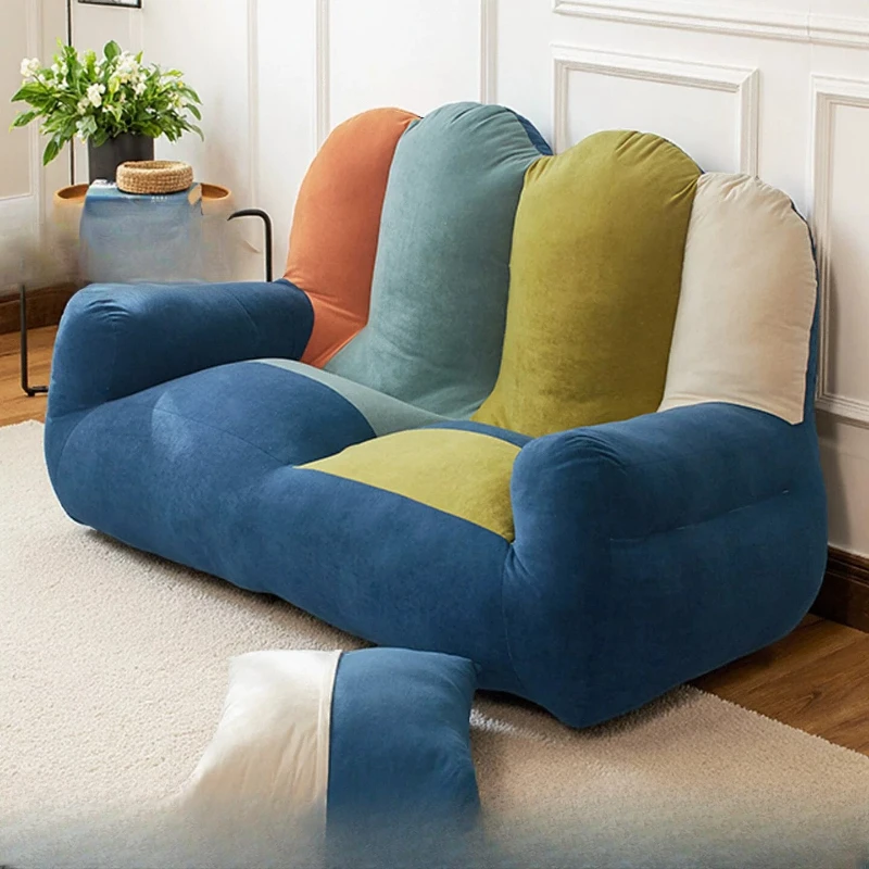 Lazy sofa single Japanese tatami casual reclining sleeping children balcony reading bedroom small sofa double