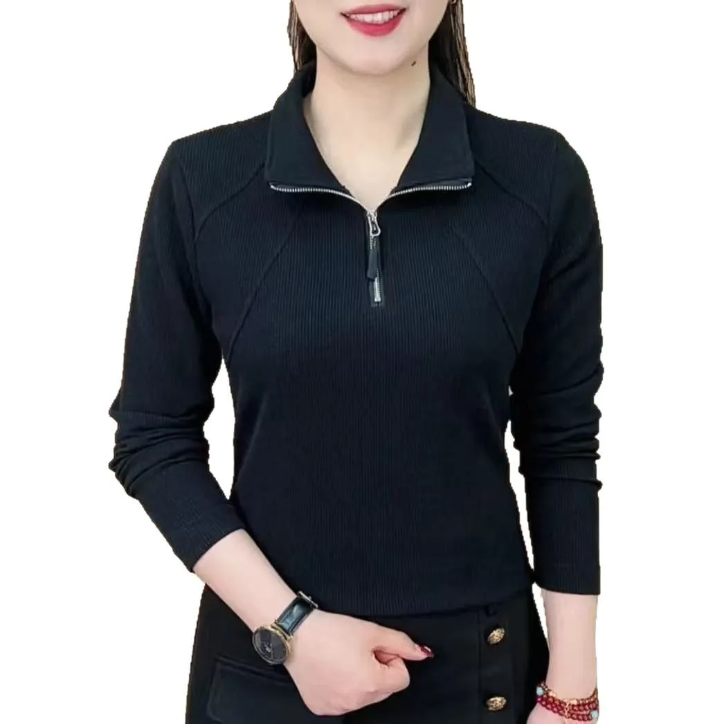 Damessweatshirts Y2K Japans Jaren 2000 Pilling Gemakkelijk te onderhouden Geschikt Gelaagdheid Draagmateriaal Dikke ritssluiting Sportieve basisprincipes