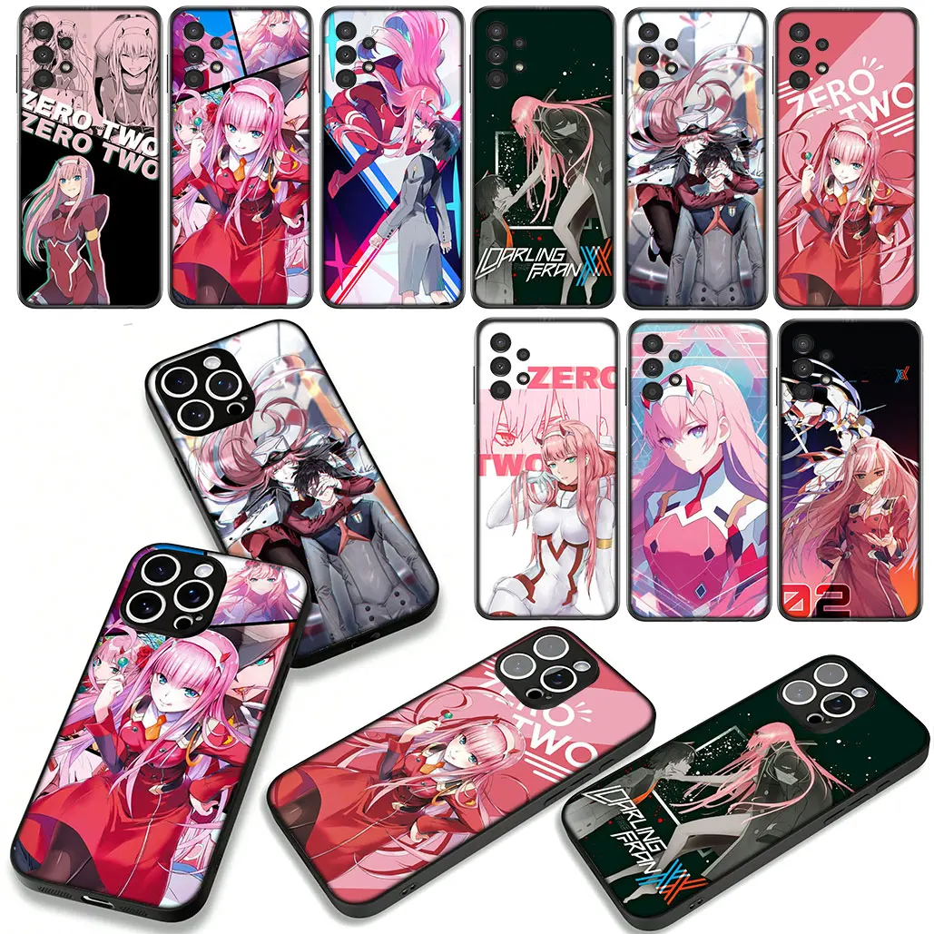 Чехол Darling in the Franxx Zero two 002 для Samsung Galaxy S25 S24 S22 S23 FE Ultra Plus S7 Edge M56 A05 A06 A15 A16 A26 A36