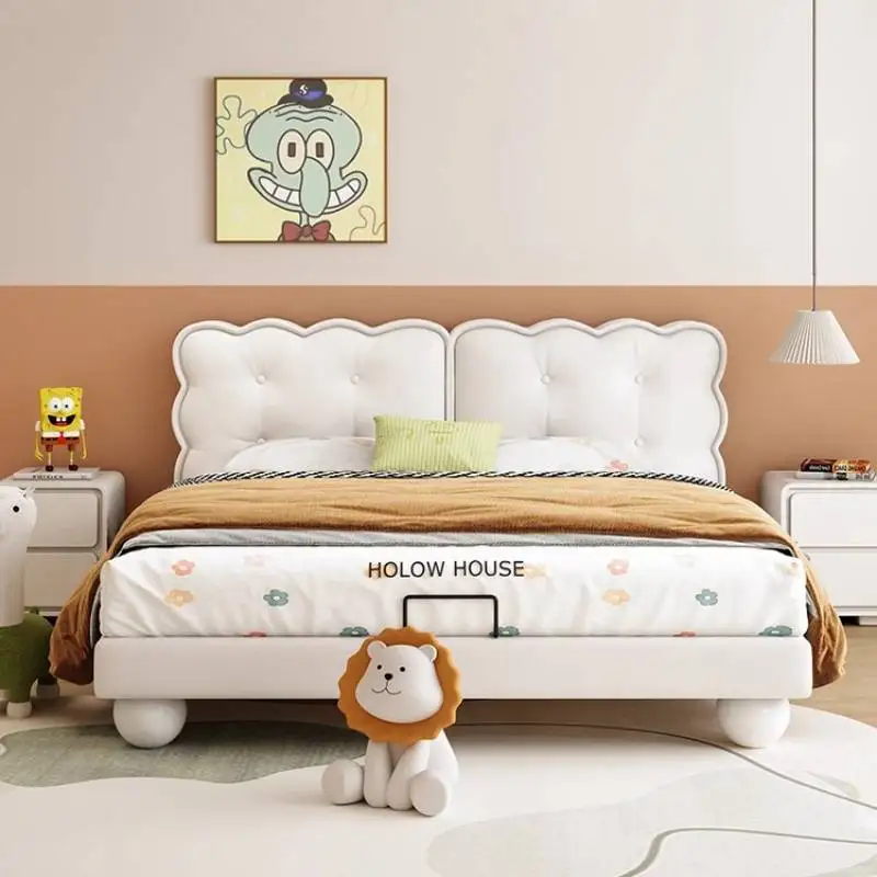 Solid Wood Modern Double Bed Drawer Minimalist Japanese Storage Double Bed Frame Pliable Cama Box Solteiro Home For Furniture