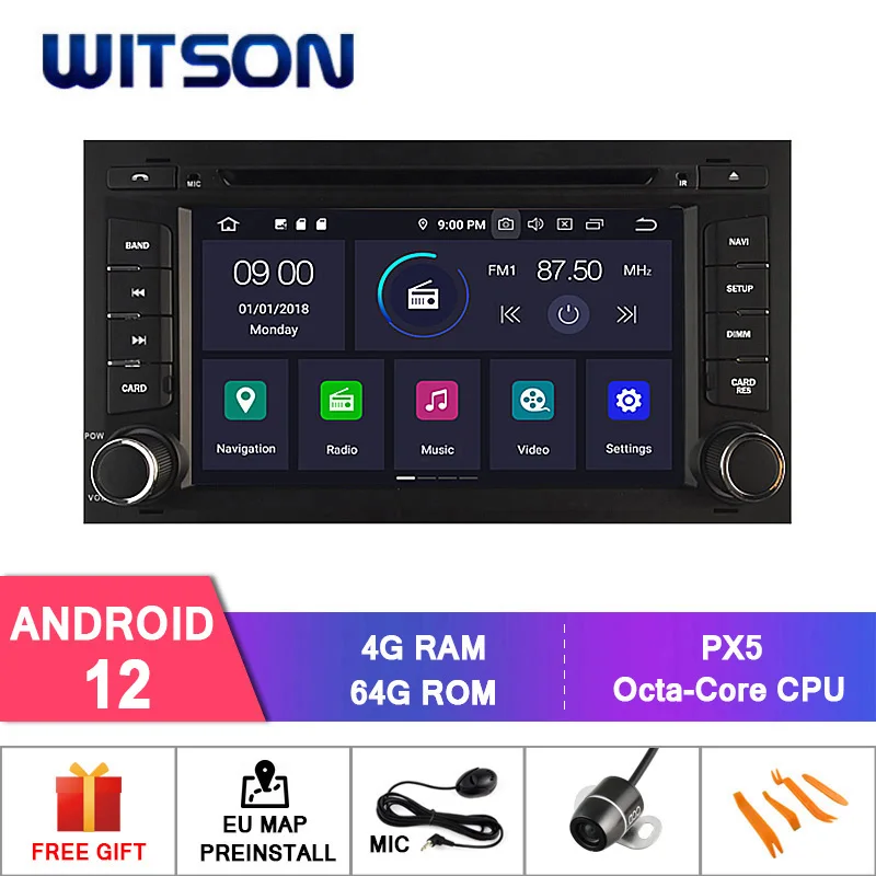 WITSON Android 12 CAR DVD GPS PLAYER FOR SEAT LEON 2014 Car Multimedia Player Stereo AutoAudio GPS Navigation DVD Video Carplay