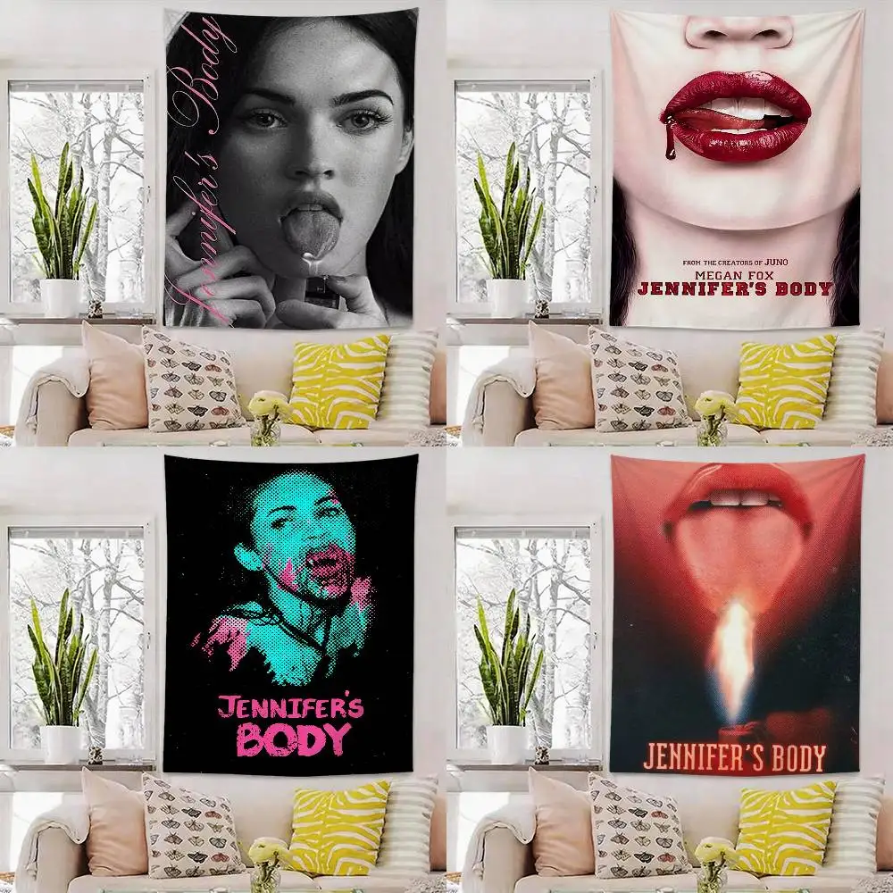 Pop Movie Jennifer Body Flags Wall Hanging Background Art Banner for Bedroom Home Outdoor Decor
