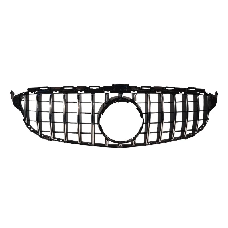 

Для Mercedes-Benz C-Class W205 Вертикальная планка GT Средняя сетка 2014-2021 Модифицированная передняя решетка воздухозаборника Средняя сетка