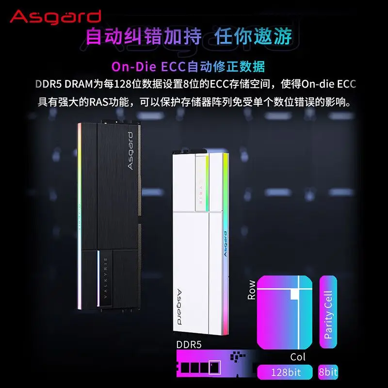 Asgard DDR5 Desktop RAM 16GB 24GB 32GB 48GB Memory Kit 6000MHz