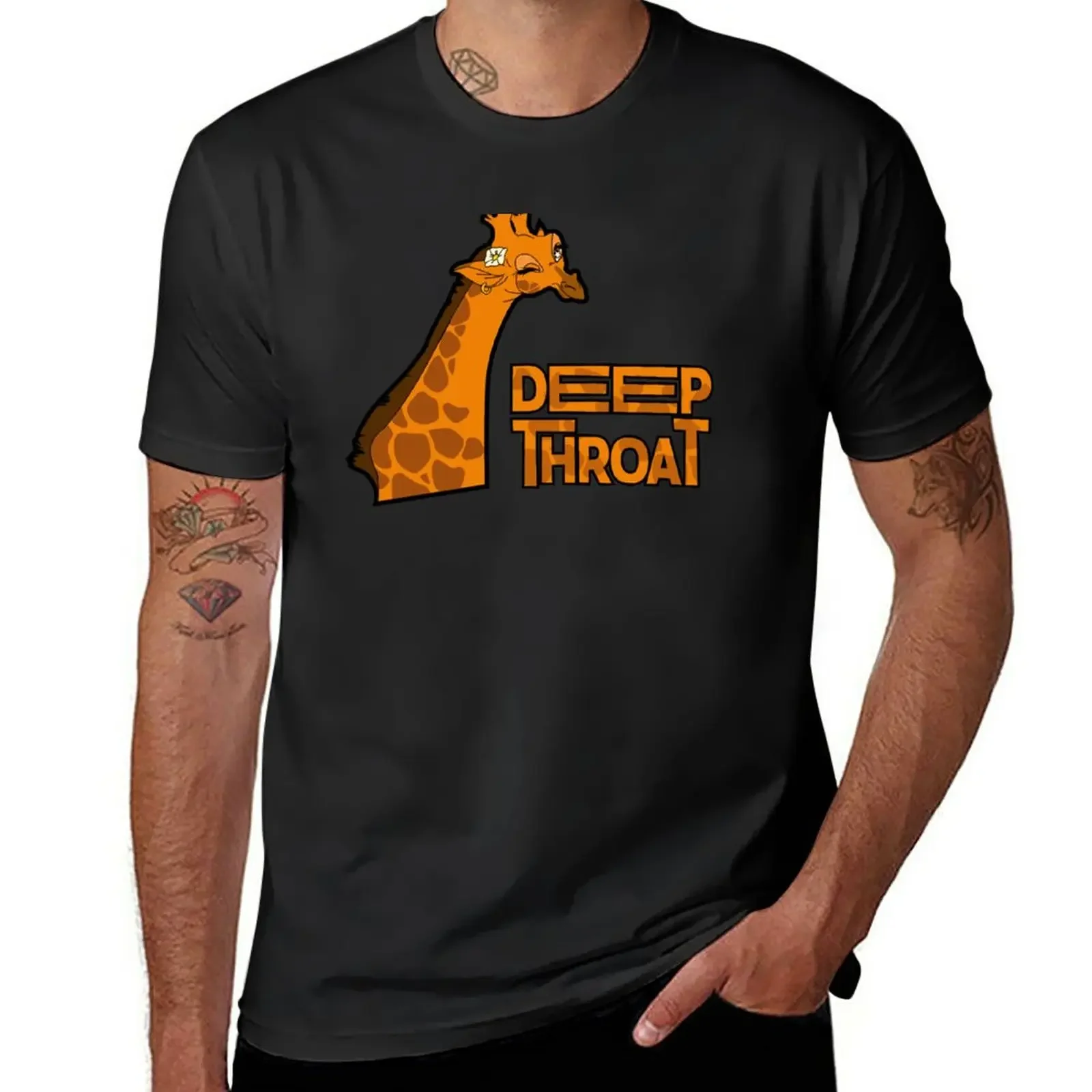 

DEEP THROAT T-Shirt tops heavyweights t shirt for men