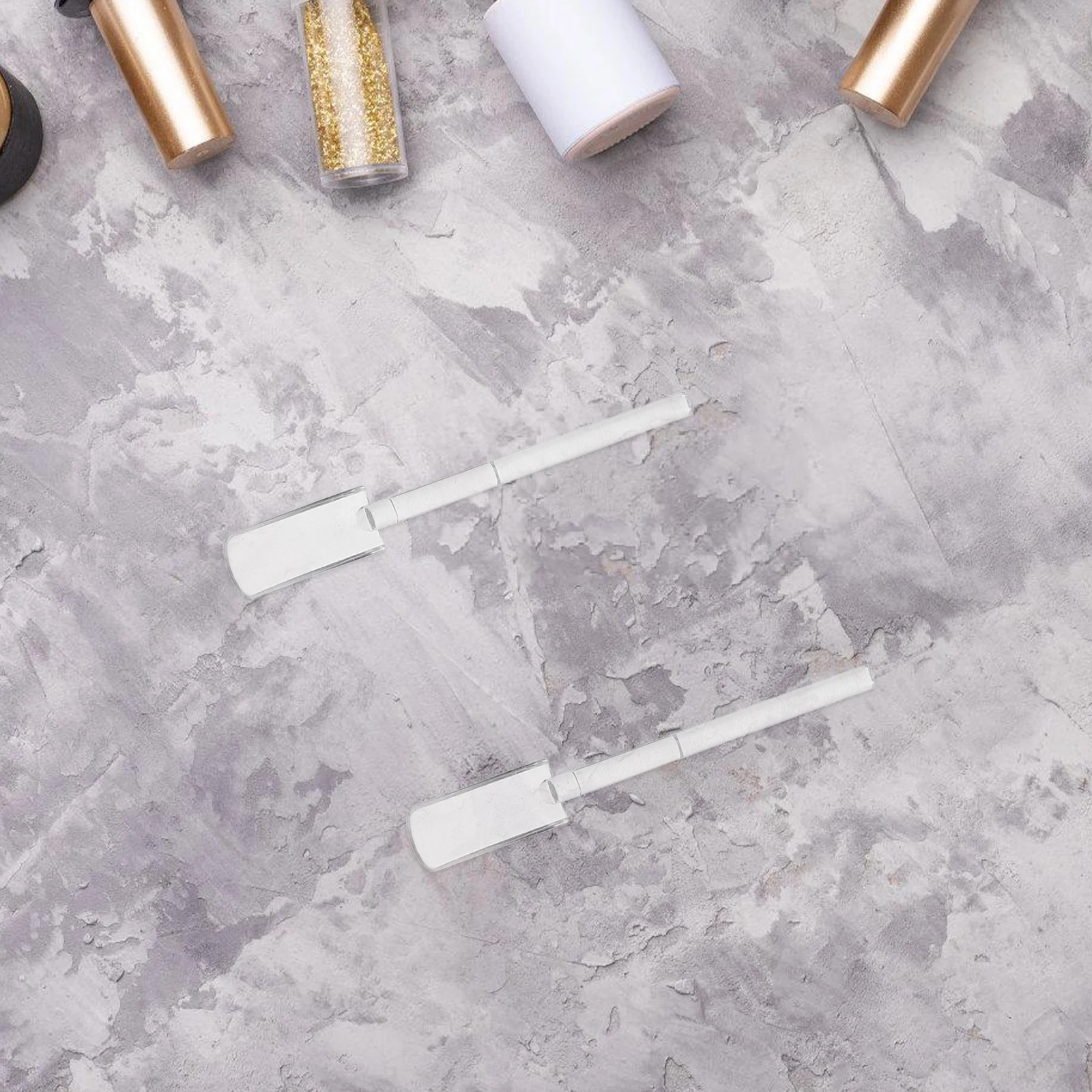 

32pcs Transparent Display Sticks False Sample Sticks Practice Color Display Board Durable Lightweight Portable Salon Home Use