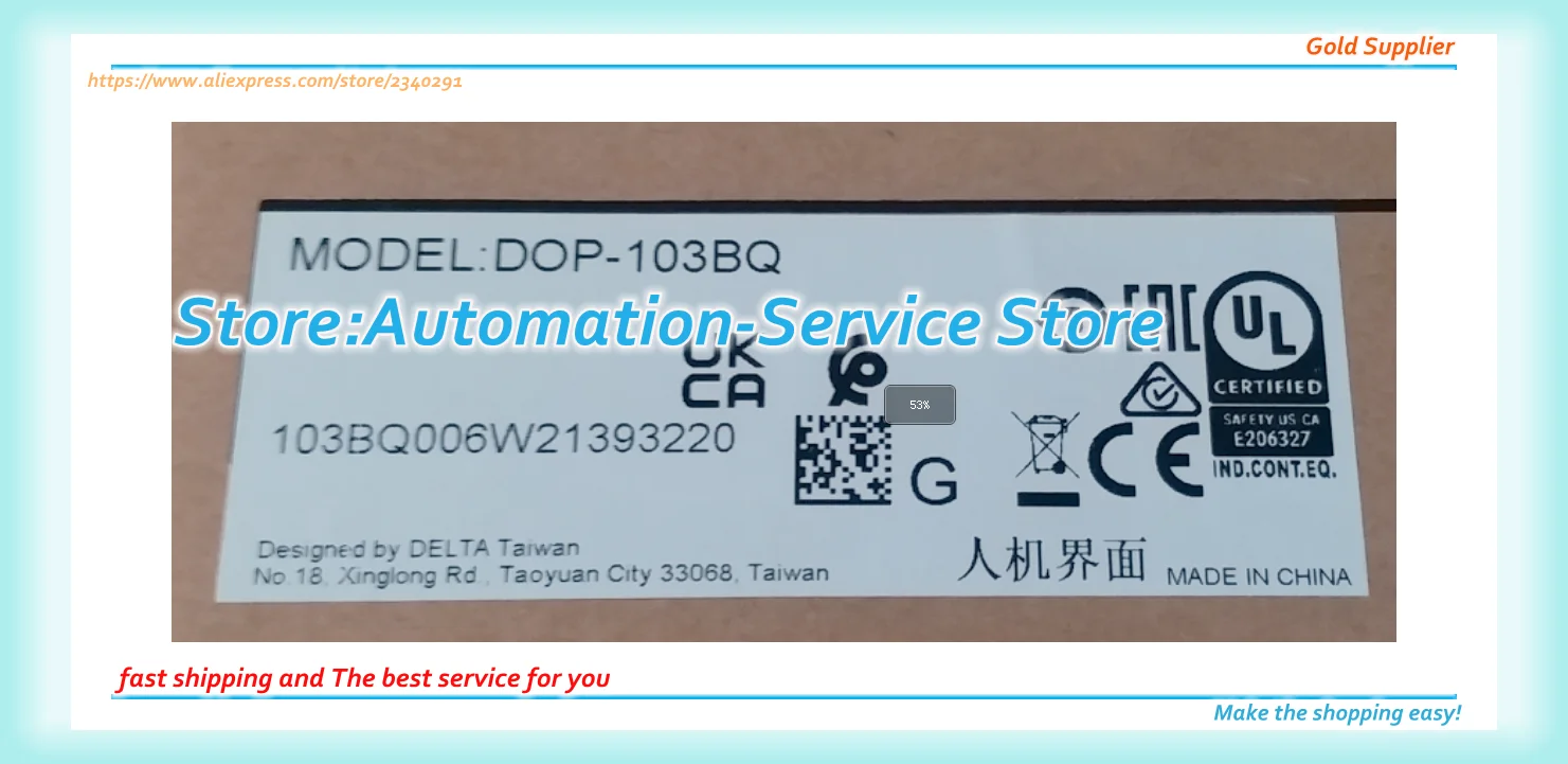 

Совместимость с DOP-103BQ, замена DOP-B03S210 DOP B03S210, 4,3-дюймовая сенсорная панель HMI, новинка