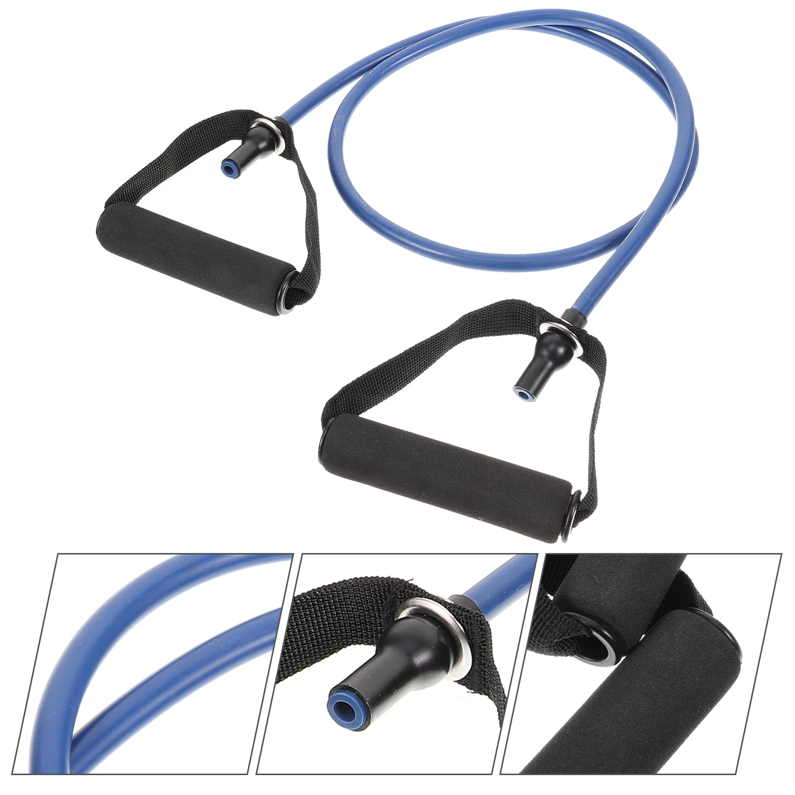 

1pcs Heavy Duty Fitness Rope With Handles Non-Slip Grip Resistance Band For Strength Training Yoga Exercise 20Lb