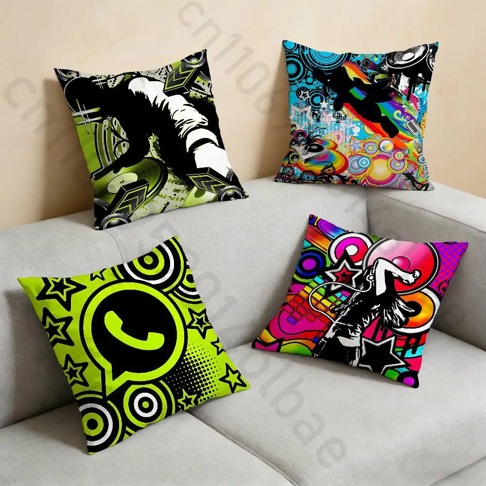

F-Frutiger Metro pillowcase casual style decoration, suitable for home decoration (excluding pillow core)