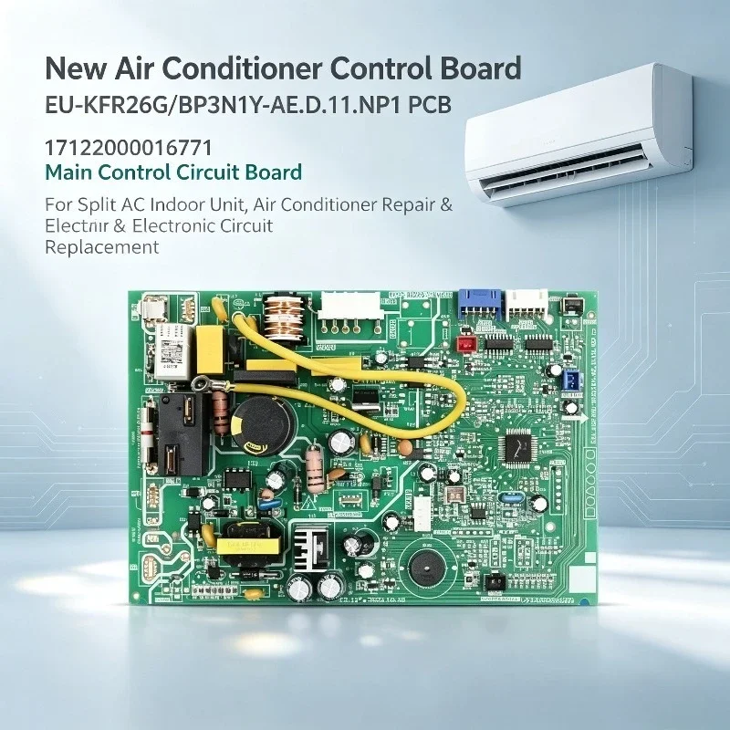 NEW Air Conditioner Control Board EU-KFR26G/BP3N1Y-AE.D.11.NP1-1 PCB 17122000016771