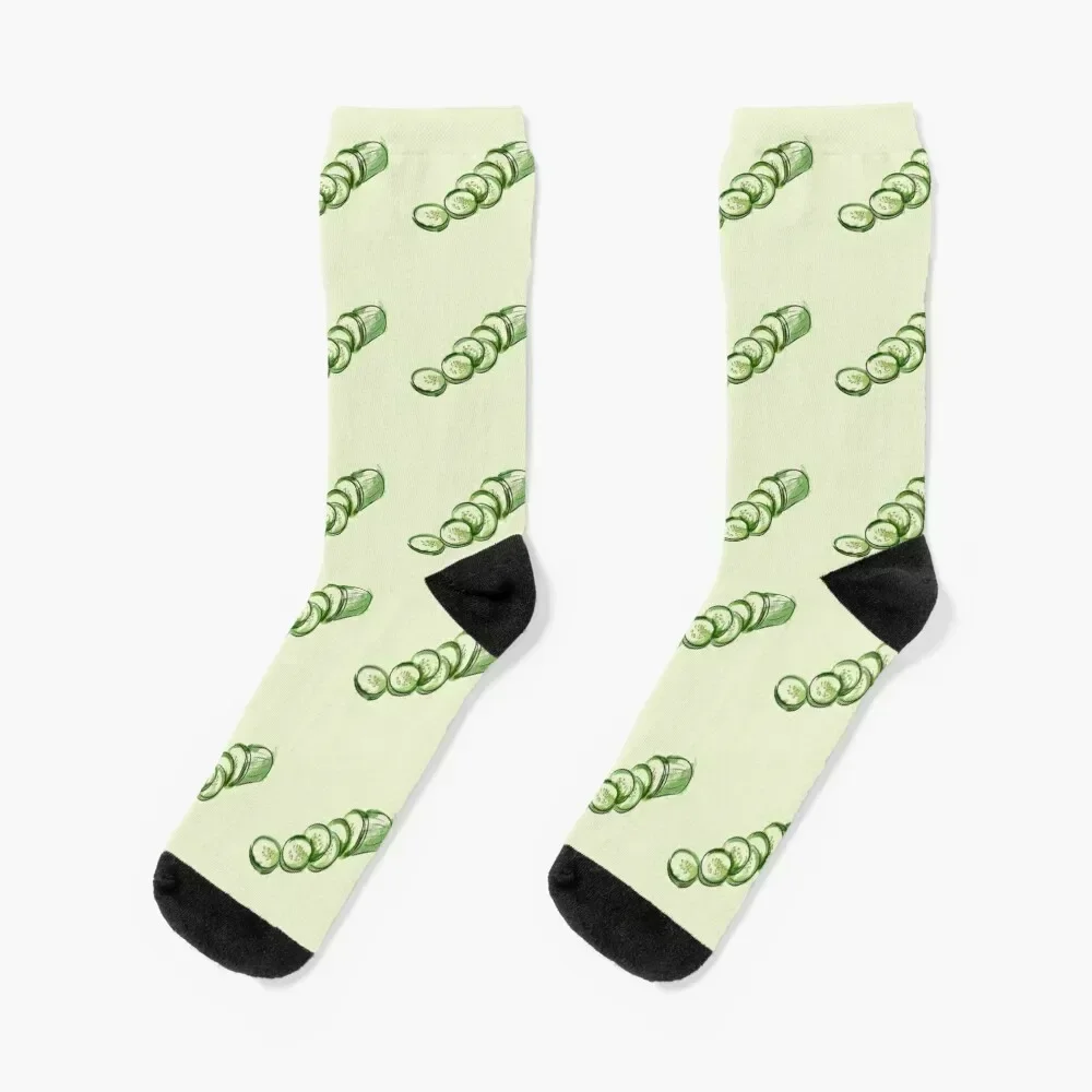 chopped cucumber Socks summer anti-slip Sports Crossfit Socks Female Men's