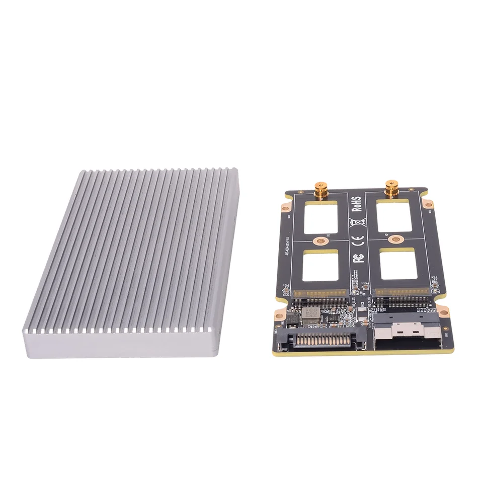 bm10　サンプルカード External Video Card V100 SlimSAS SFF-8654 8i To 2*M.2 2280 Nvme