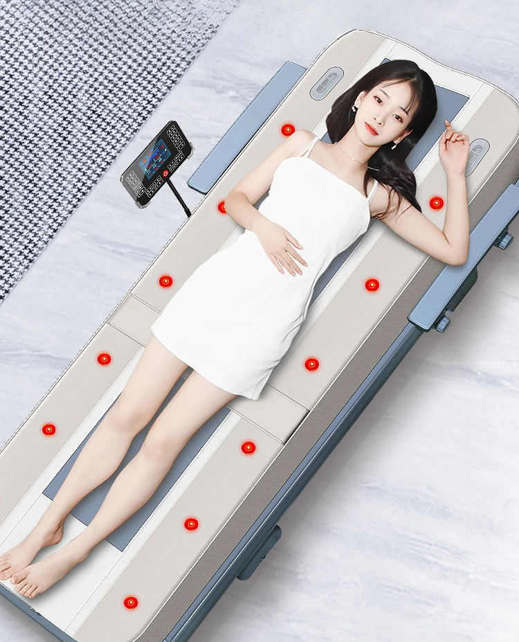 Voice controlled home 3D electric cervical and lumbar spine full body multifunctional therapy bed