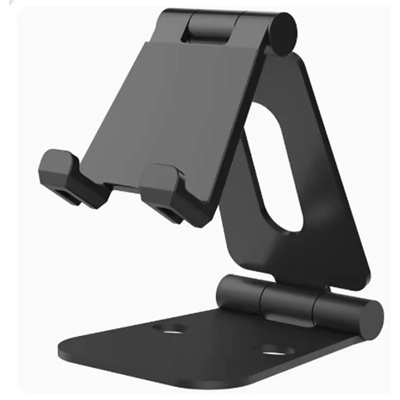 Aluminum alloy phone stand, double folding, portable, multifunctional stand, iPad tablet support stand, bedside lazy person