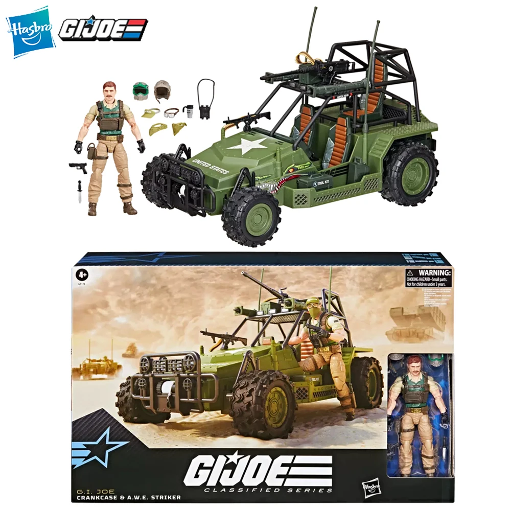 

Original NEW Hasbro G.I. Joe Classified Series #171 Crankcase & A.W.E. Striker Exclusive Anime Action Figure Model Ornament Toys