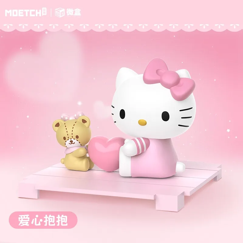 Sanrio Hello Kitty Sweet Playmate Micro Boxes: 9+Secret Styles, Blind/Full Case (No Repeats), Dust-Proof, Cute Decor Blind Boxes