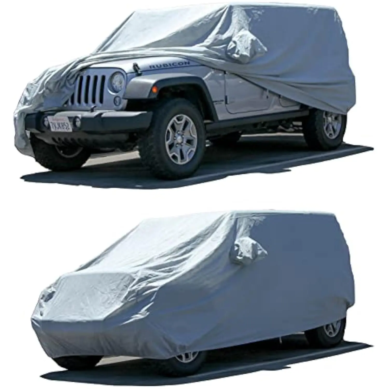 

Автомобильный чехол для 2017 2018 2019 2020 2021 2022 2023 2024 Jeep Wrangler, серия с 2 дверями и бриллиантами, серый