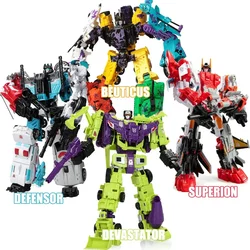 Transformation Robot Toys HZX Defensor Bruticus Superion Devastator IDW 5 IN 1 6 IN 1 ONE NO BOX Sets  Action Figure KO 6in1
