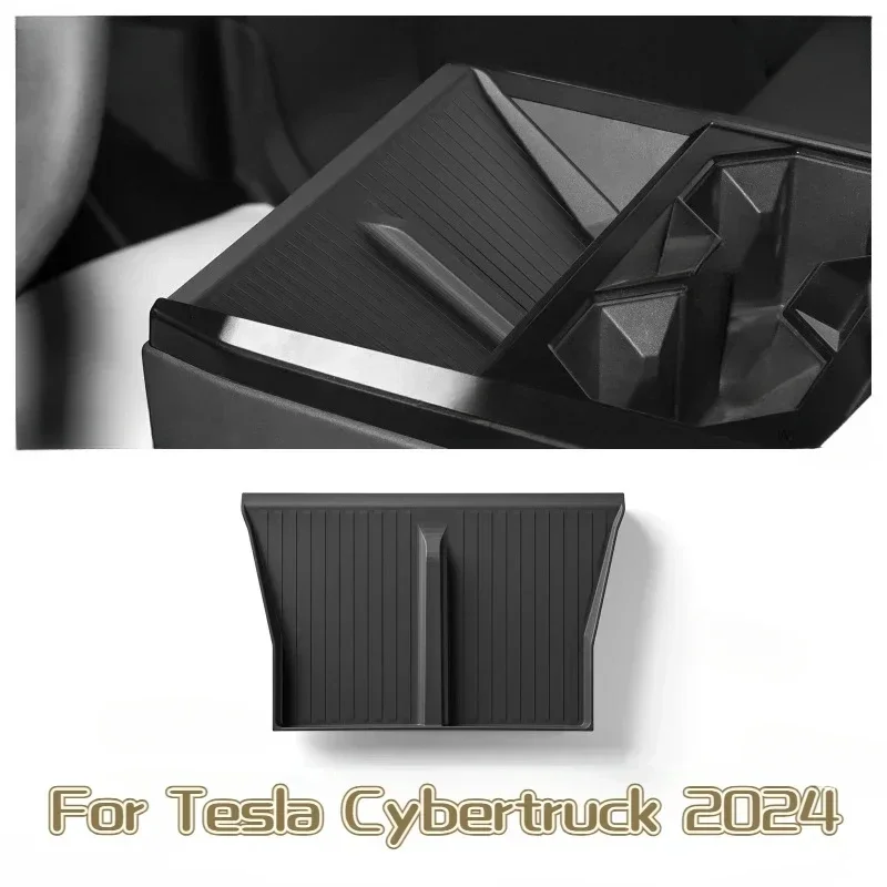 Silicone Anti-skid Pad for Tesla Cybertruck Mobile Phone Wireless Charging Non-slip Mat Accessories for Cyber Pickup Truck 2024