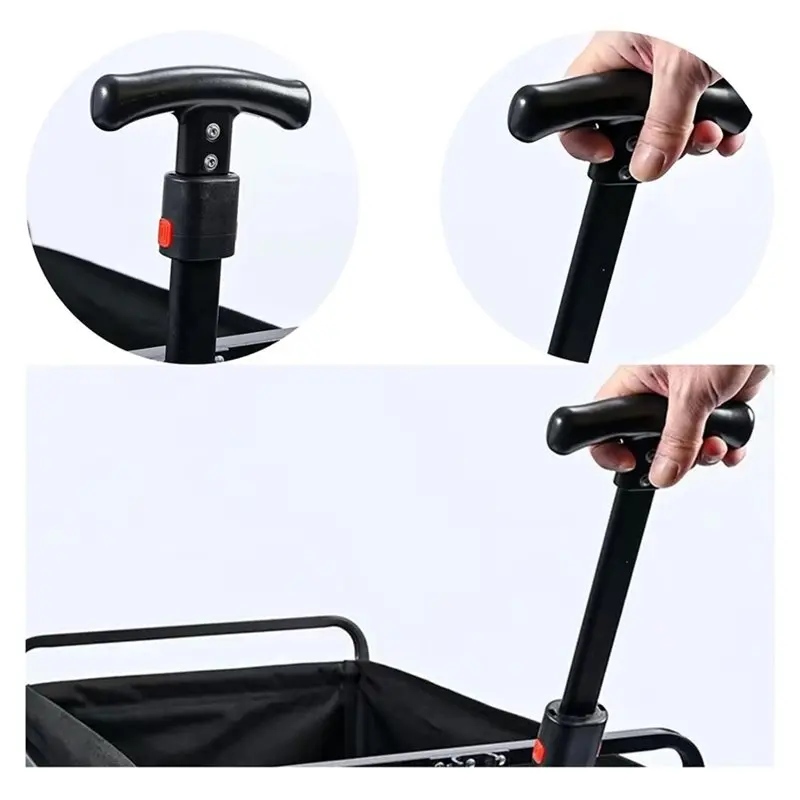 【THANKSGIVING DAY】Replacement Push Handle Trolley Handle For Camping Wagon Attachment Spare Part For Garden Shopping Cart