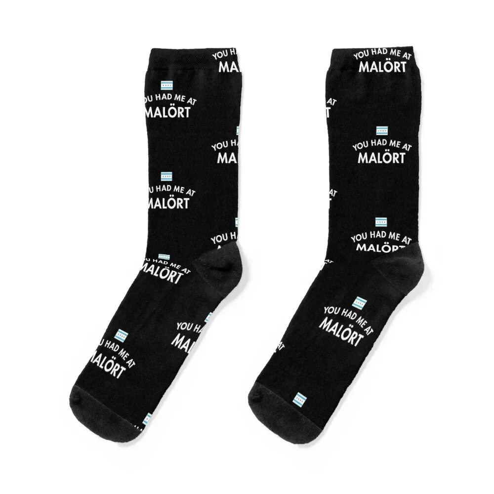 

You Had Me At Malort Socks sports stockings anime custom sports christmas stocking Ladies Socks Men's