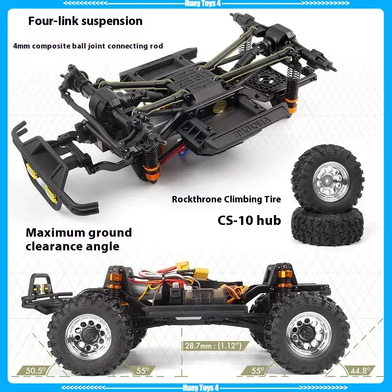 Hpi 1/18 Venture télécommande brossée/sans balais Simulation Hilux Sr5 4wd véhicule d'escalade tout-terrain jouet pour enfants cadeau