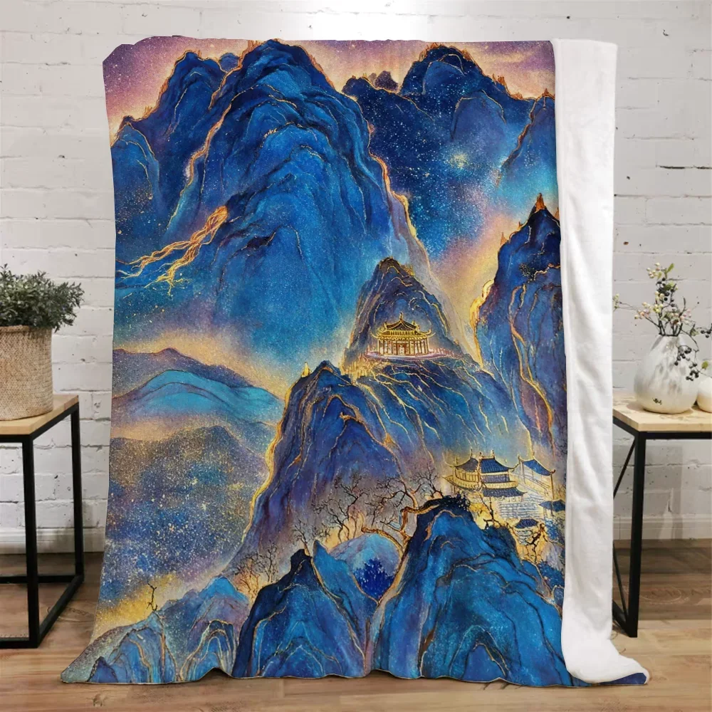 Fairyland Summer Blanket King Size Decorative Blankets for Sofa Beach Towel Luxury Bedding Bed Throw Home and Decoration Knee &