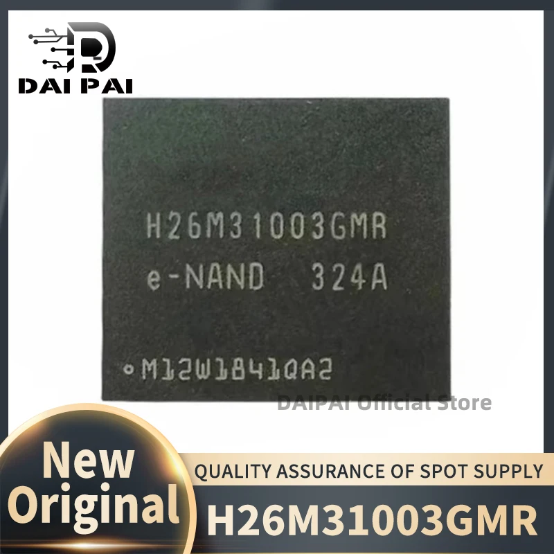 (5Pcs-10Pcs/Lot) 100% New H26M31003GMR H26M31003GM 4GB BGA-153 4.5 E-NAND EMMC Memory IC chip